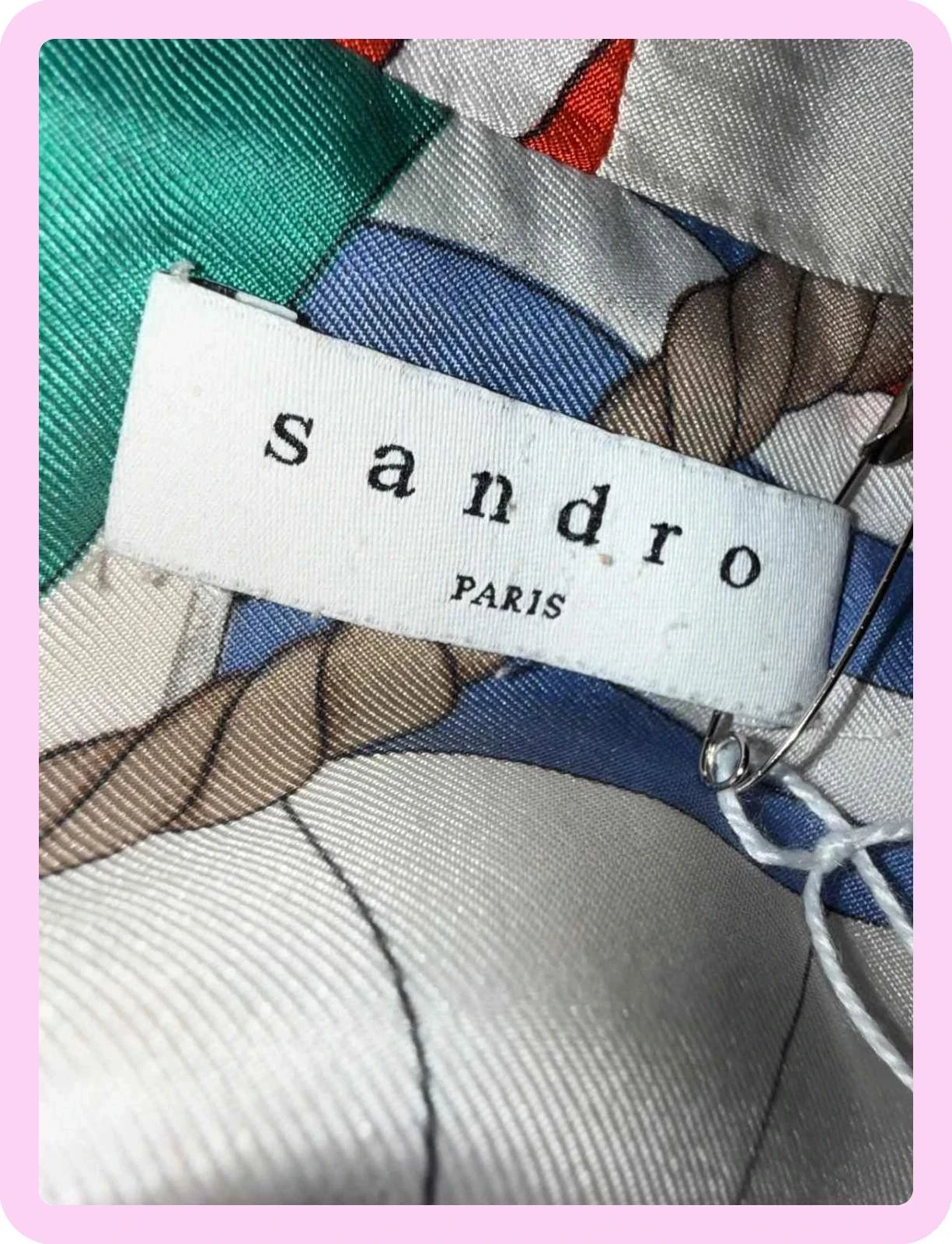 Camisa Sandro de seda talla 34 nueva – photo 9